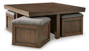 Boardernest Coffee Table with 4 Stools - Affordable Home Luxury