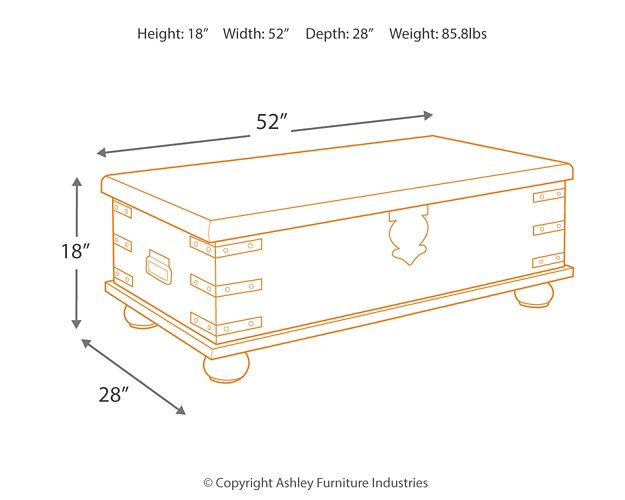 Carynhurst Coffee Table with Lift Top - Affordable Home Luxury