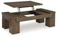 Rosswain Lift-Top Coffee Table - Affordable Home Luxury