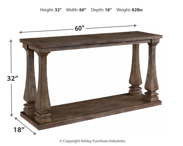 Johnelle Sofa Table - Affordable Home Luxury