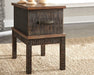 Stanah Chairside End Table with USB Ports & Outlets - Affordable Home Luxury