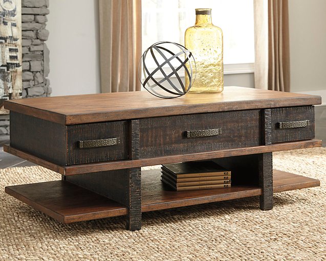 Stanah Coffee Table with Lift Top - Affordable Home Luxury