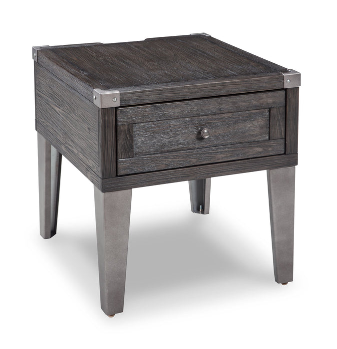 Todoe End Table with USB Ports & Outlets - Affordable Home Luxury