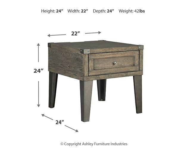 Chazney End Table - Affordable Home Luxury