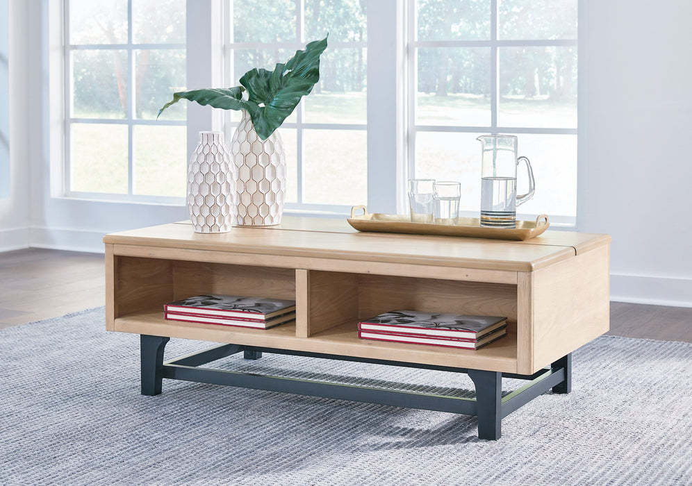 Freslowe Lift-Top Coffee Table - Affordable Home Luxury