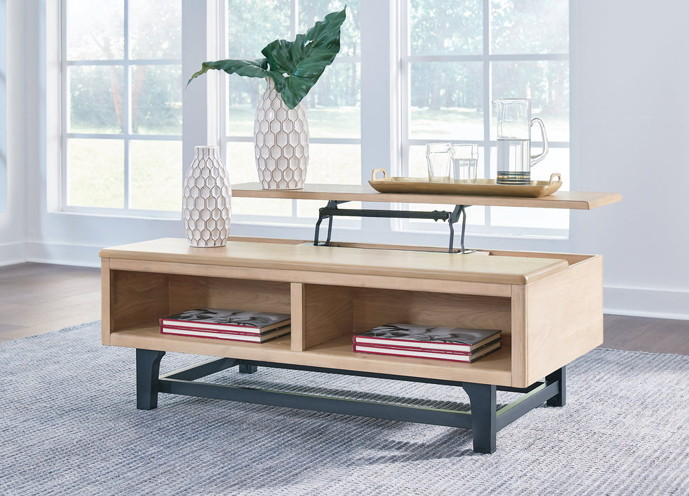 Freslowe Lift-Top Coffee Table - Affordable Home Luxury