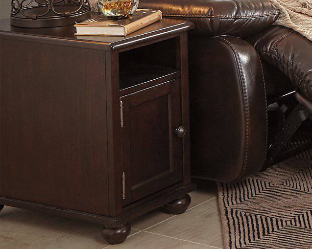 Barilanni Chairside End Table with USB Ports & Outlets - Affordable Home Luxury