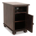 Barilanni Chairside End Table with USB Ports & Outlets - Affordable Home Luxury