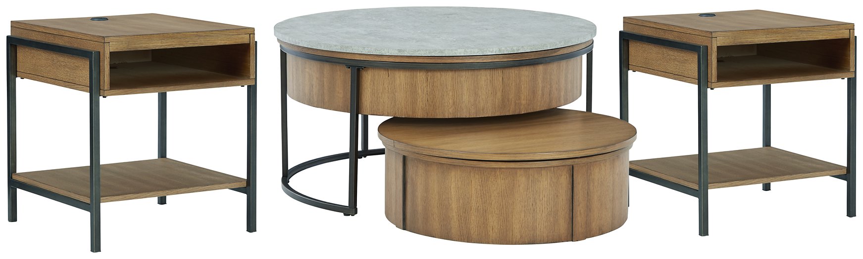 Fridley Occasional Table Set - Affordable Home Luxury