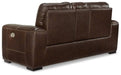 Alessandro Power Reclining Loveseat with Console - Affordable Home Luxury