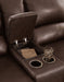 Alessandro Power Reclining Loveseat with Console - Affordable Home Luxury