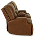 Francesca Power Reclining Loveseat with Console - Affordable Home Luxury