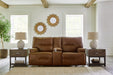 Francesca Power Reclining Loveseat with Console - Affordable Home Luxury