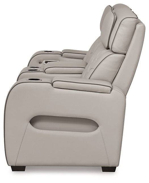 Boyington Power Reclining Loveseat with Console - Affordable Home Luxury