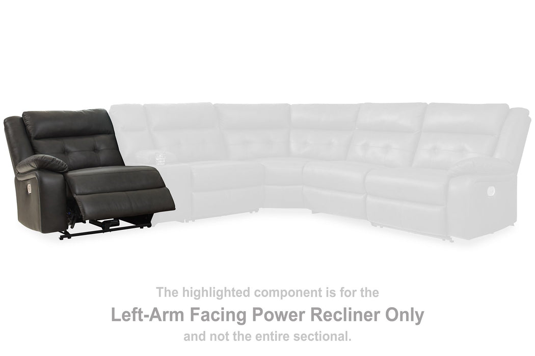 Mackie Pike Power Reclining Sectional Loveseat - Affordable Home Luxury