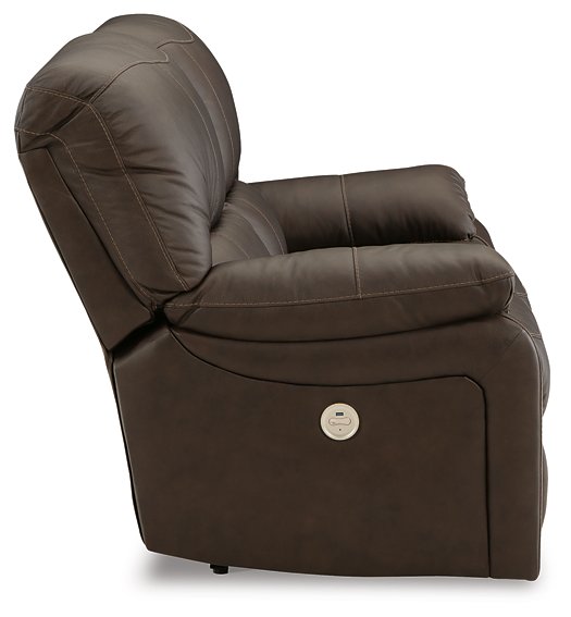 Leesworth Power Reclining Loveseat - Affordable Home Luxury