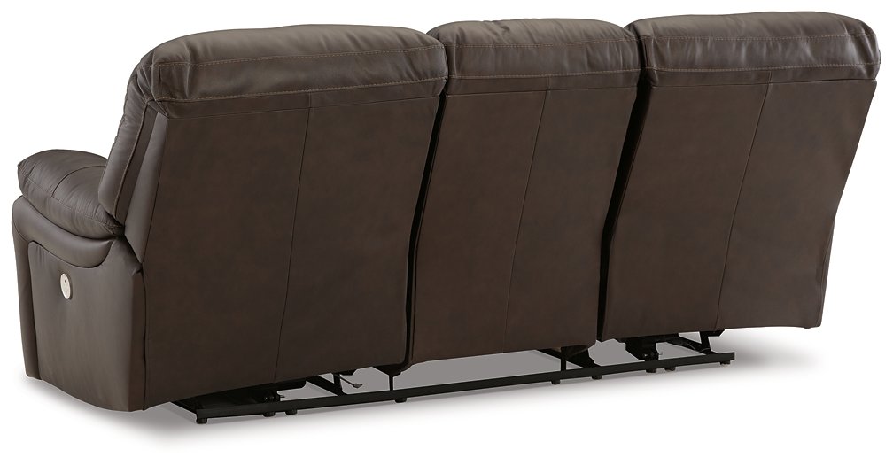 Leesworth Power Reclining Sofa - Affordable Home Luxury