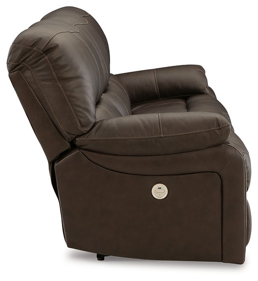 Leesworth Power Reclining Sofa - Affordable Home Luxury