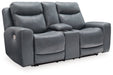 Mindanao Power Reclining Loveseat with Console - Affordable Home Luxury