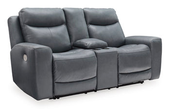 Mindanao Power Reclining Loveseat with Console - Affordable Home Luxury