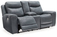 Mindanao Power Reclining Loveseat with Console - Affordable Home Luxury