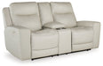 Mindanao Power Reclining Loveseat with Console - Affordable Home Luxury