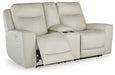 Mindanao Power Reclining Loveseat with Console - Affordable Home Luxury