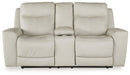 Mindanao Power Reclining Loveseat with Console - Affordable Home Luxury