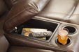 Edmar Power Reclining Loveseat with Console - Affordable Home Luxury