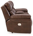 Edmar Power Reclining Loveseat with Console - Affordable Home Luxury