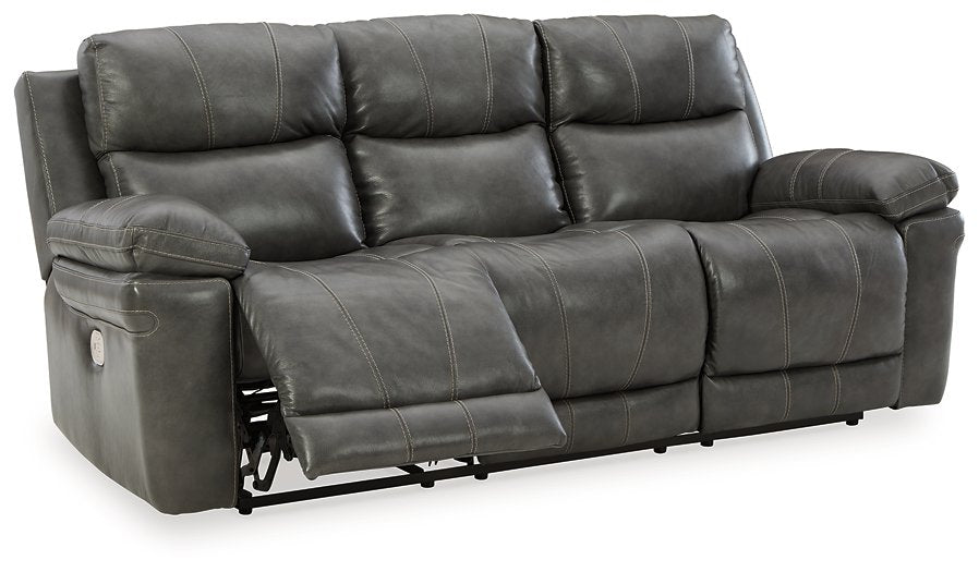 Edmar Power Reclining Sofa - Affordable Home Luxury