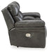 Edmar Power Reclining Loveseat with Console - Affordable Home Luxury