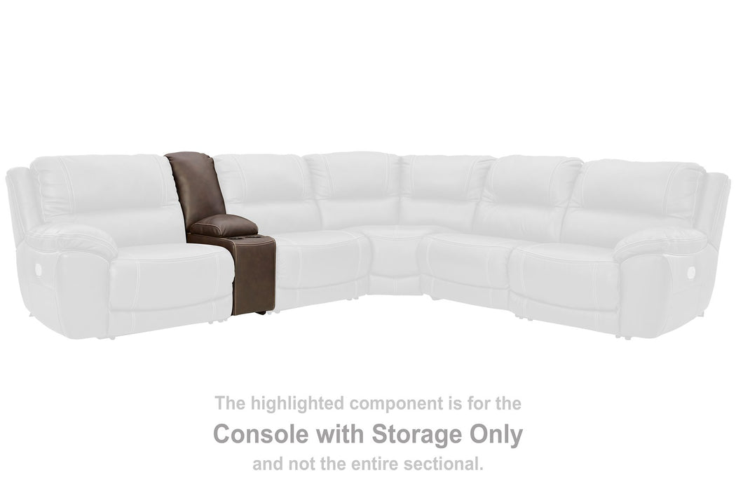 Dunleith 3-Piece Power Reclining Loveseat with Console - Affordable Home Luxury