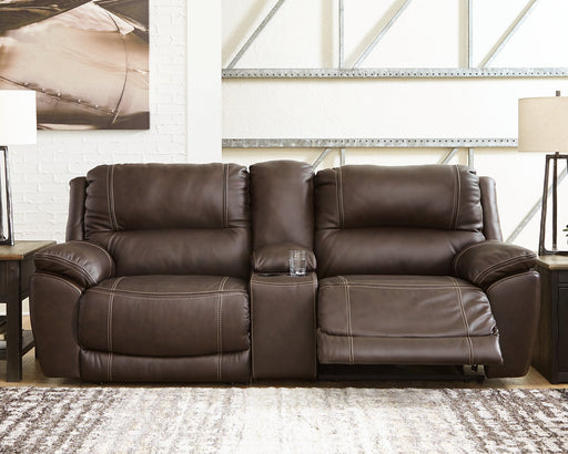 Dunleith 3-Piece Power Reclining Loveseat with Console - Affordable Home Luxury