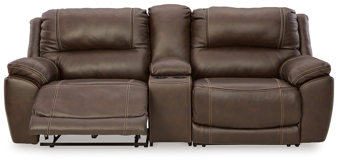 Dunleith 3-Piece Power Reclining Loveseat with Console - Affordable Home Luxury