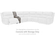 Dunleith 3-Piece Power Reclining Sectional Loveseat with Console - Affordable Home Luxury