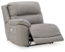 Dunleith 3-Piece Power Reclining Sectional Loveseat with Console - Affordable Home Luxury