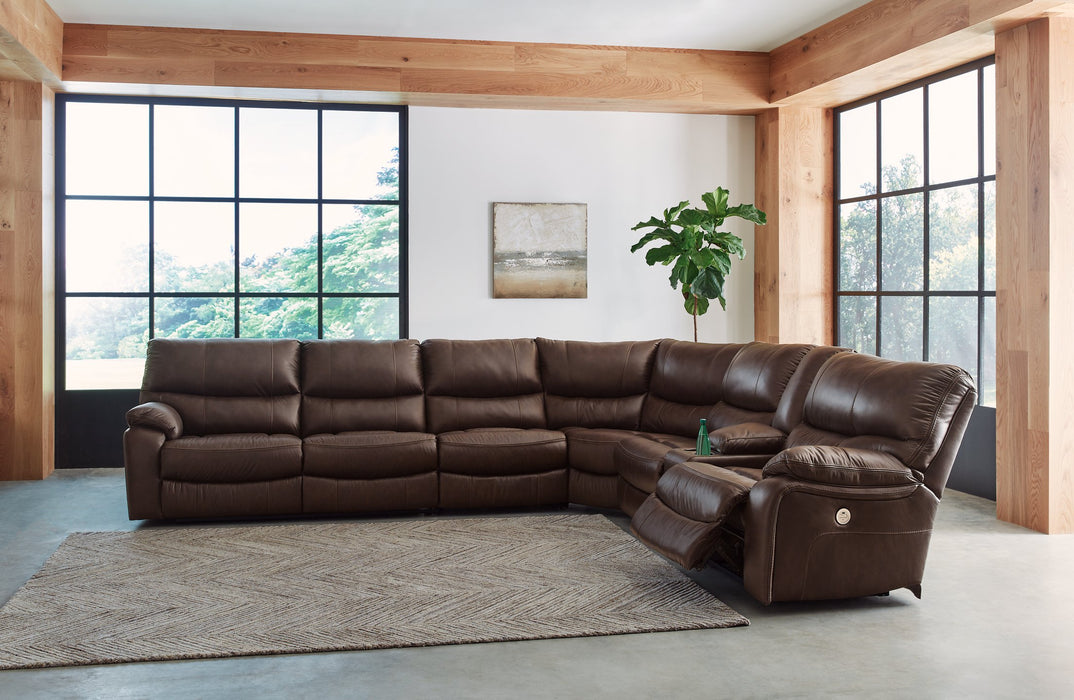 Family Circle Power Reclining Sectional - Affordable Home Luxury