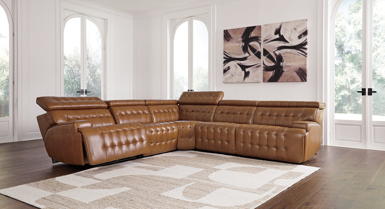 Temmpton Power Reclining Sectional - Affordable Home Luxury