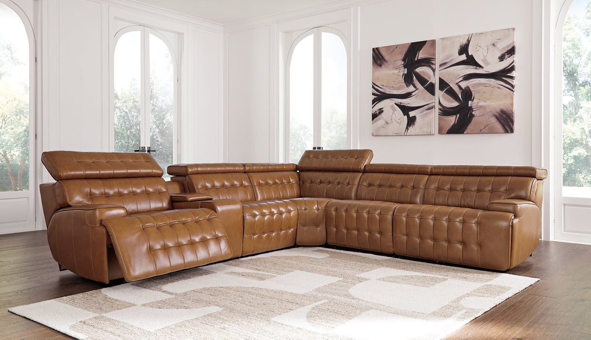 Temmpton Power Reclining Sectional - Affordable Home Luxury