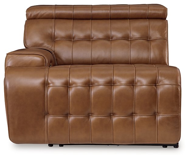 Temmpton Power Reclining Sectional Loveseat with Console - Affordable Home Luxury