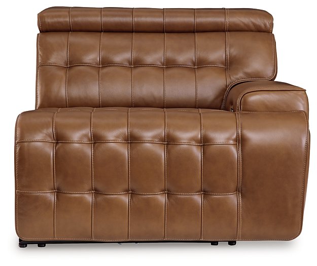 Temmpton Power Reclining Sectional Loveseat with Console - Affordable Home Luxury