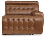 Temmpton Power Reclining Sectional Loveseat with Console - Affordable Home Luxury