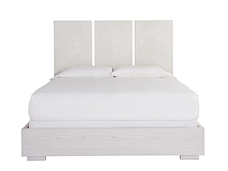 Universal Axiom Queen Panel Bed in IvoryB image