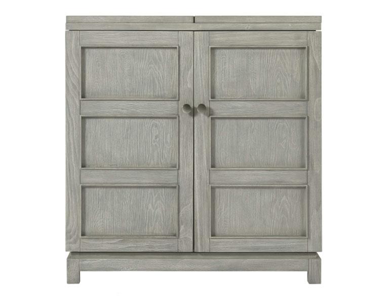 Universal Coastal Living Escape Bar Cabinet in Boardwalk image