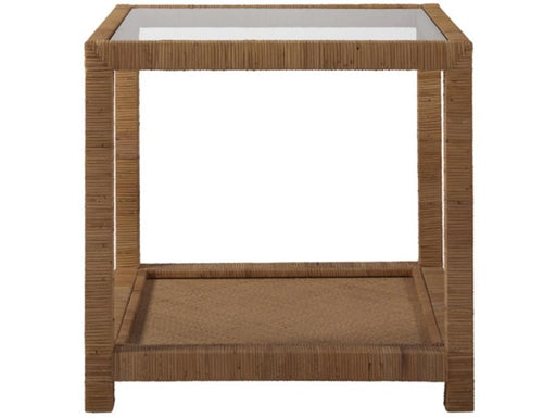 Universal Coastal Living Escape Long Key End Table in Rattan image