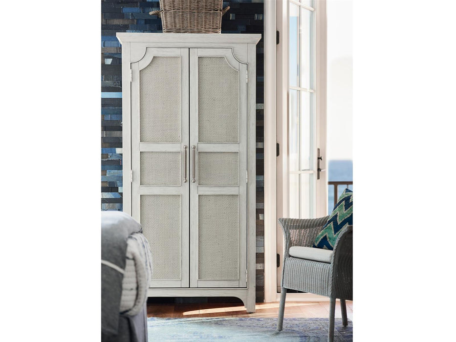 Universal Coastal Living Escape Narrow Utility Cabinet in Sandbar