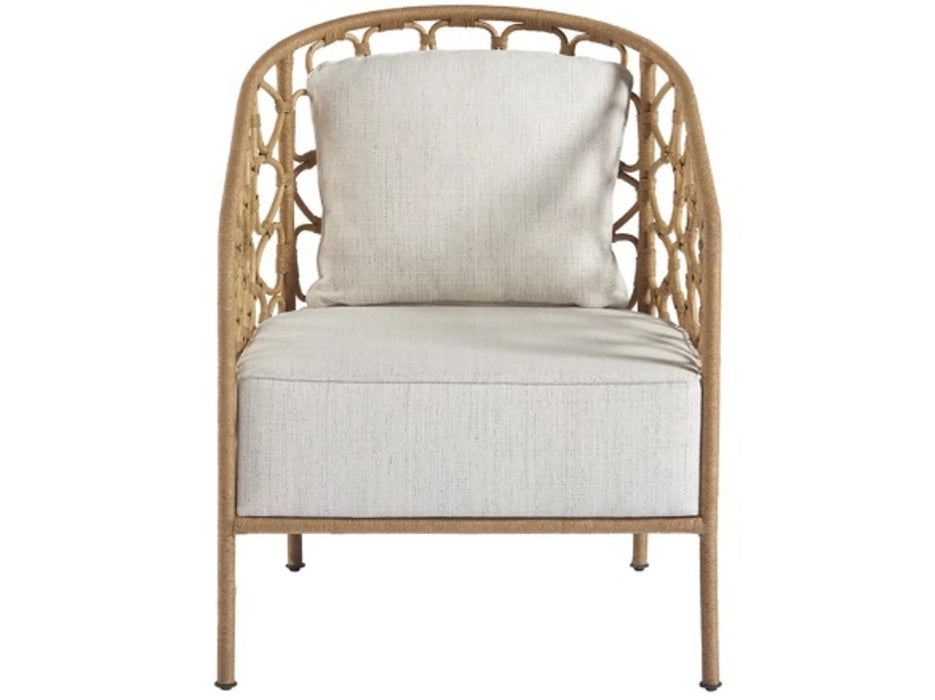 Universal Coastal Living Escape Pebble Accent Chair in Rattan image