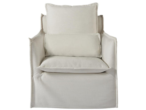 Universal Coastal Living Escape Siesta Key Swivel Chair in Neutral Tone image