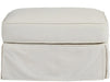 Universal Coastal Living Escape Ventura Ottoman in Daily Snow image